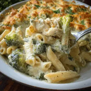 Chicken Broccoli Alfredo Bake
