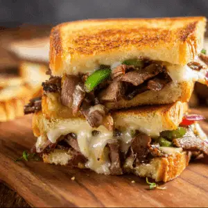 Grilled Cheesesteak Sandwich