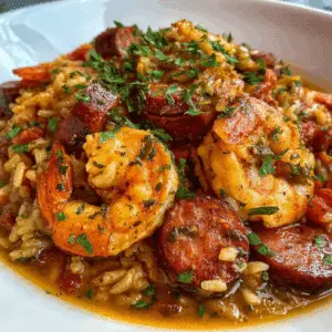 Instant Pot Jambalaya with Sausage & Shrimp
