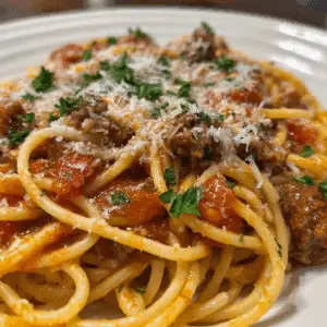 Instant Pot Spaghetti Dinner
