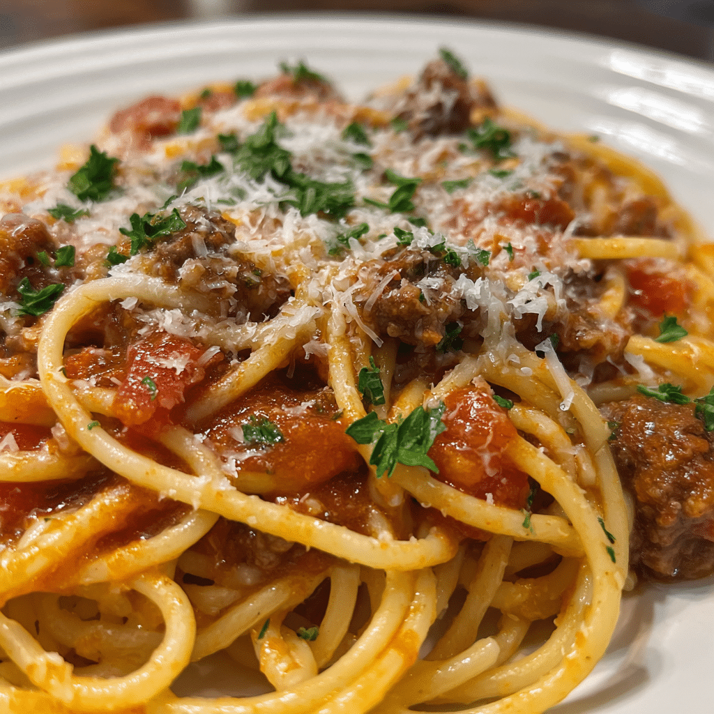Instant Pot Spaghetti Dinner