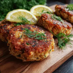 Salmon Patties with Greek Yogurt