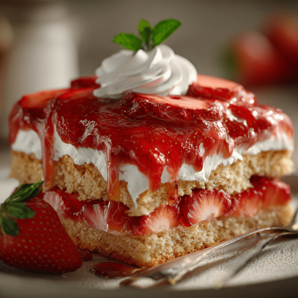 Sheet Pan Strawberry Shortcake
