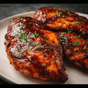 Air Fryer BBQ Chicken Breasts