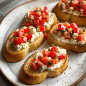 Bruschetta Dip with Whipped Feta