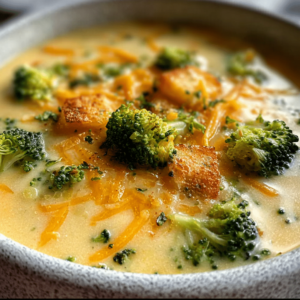 Cheddar Broccoli Potato Soup