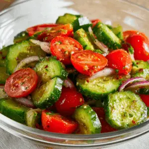 Cucumber Tomato Salad