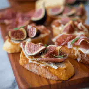 Fig & Prosciutto Crostini