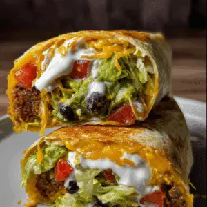 Homemade 7 Layer Burrito