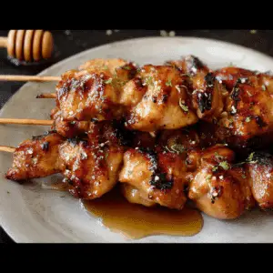 Honey Garlic Chicken Kabobs