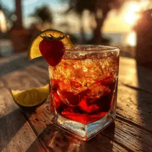 Malibu Sunset Cocktail