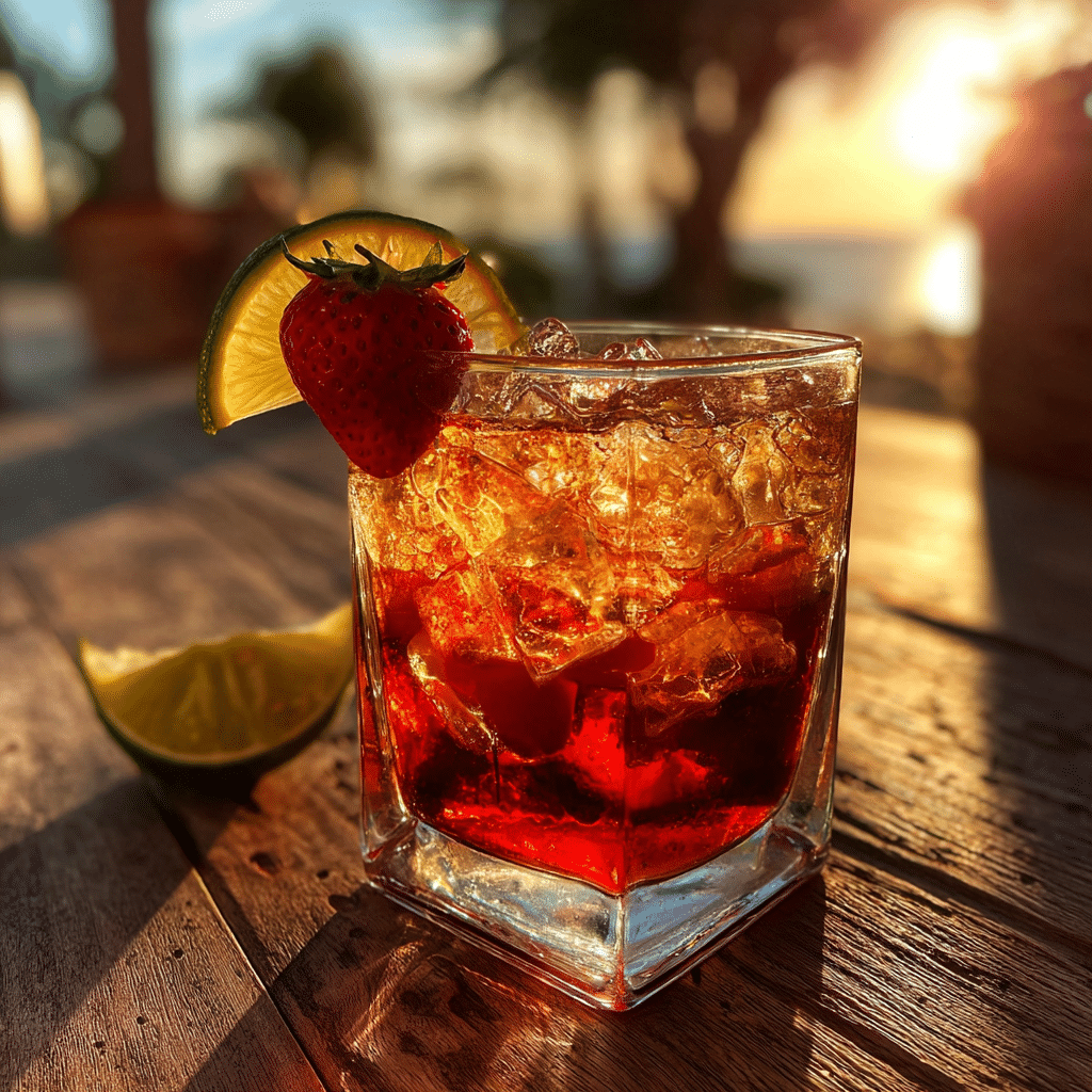 Malibu Sunset Cocktail