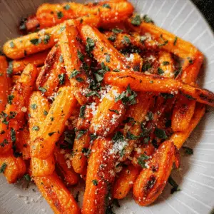 Parmesan Roasted Carrots