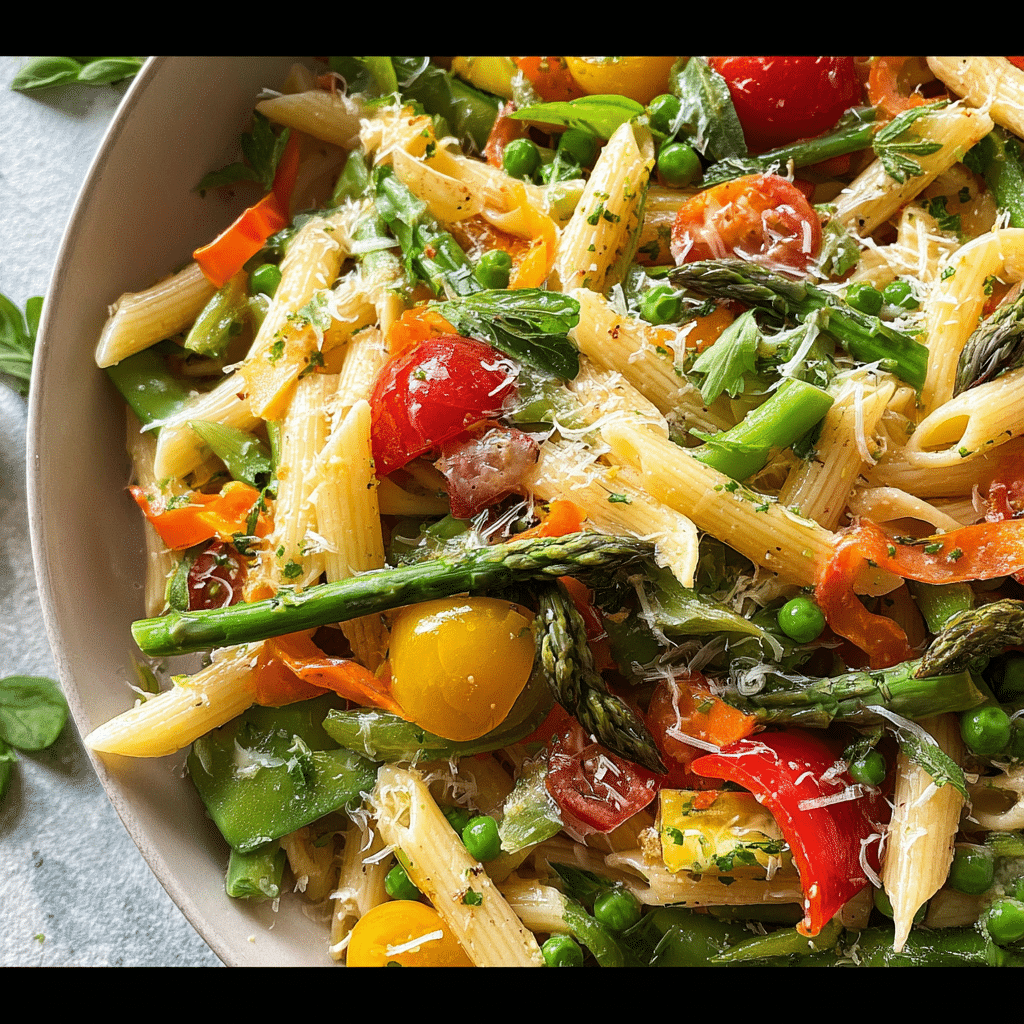 Pasta Primavera with Fresh Veggies