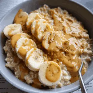 Peanut Butter Banana Oatmeal