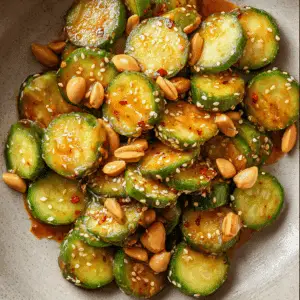 Peanut Cucumber Salad