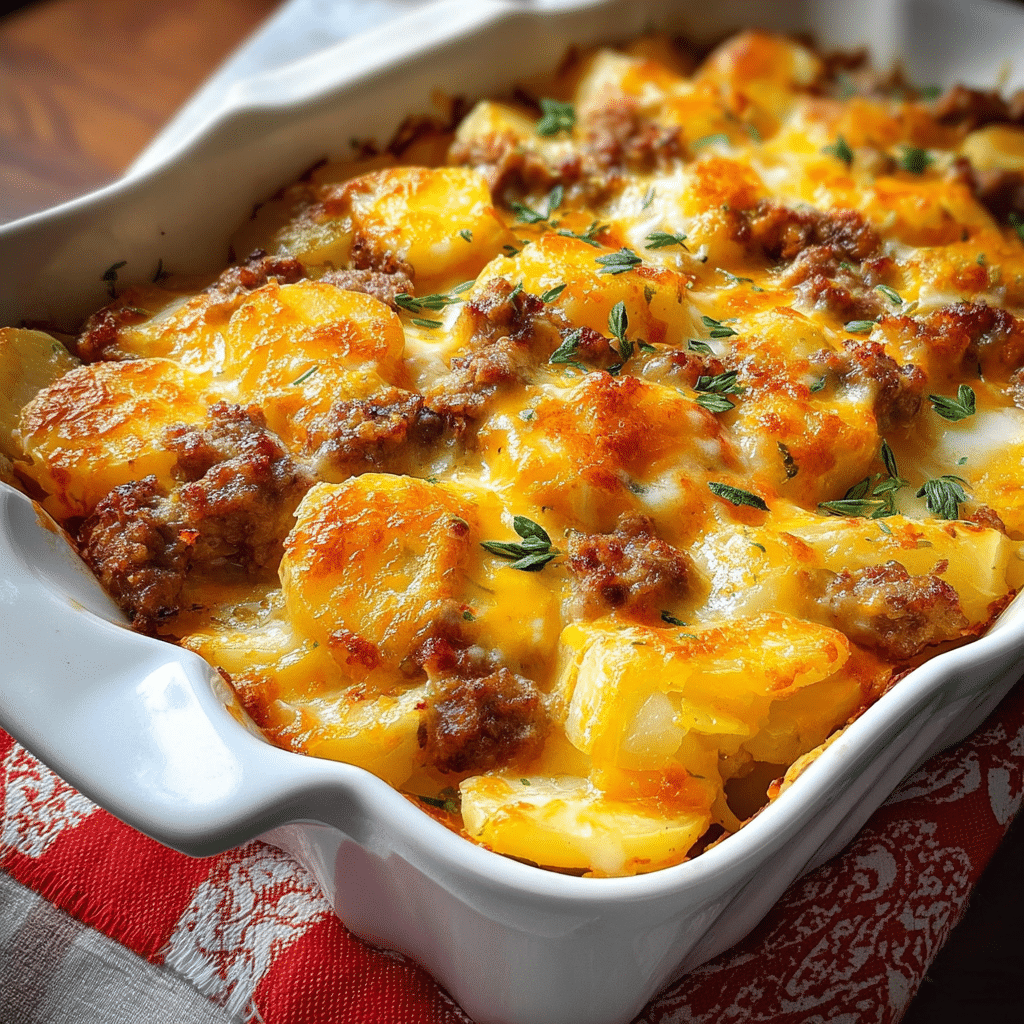 Potato Sausage Casserole