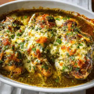Salsa Verde Chicken Bake