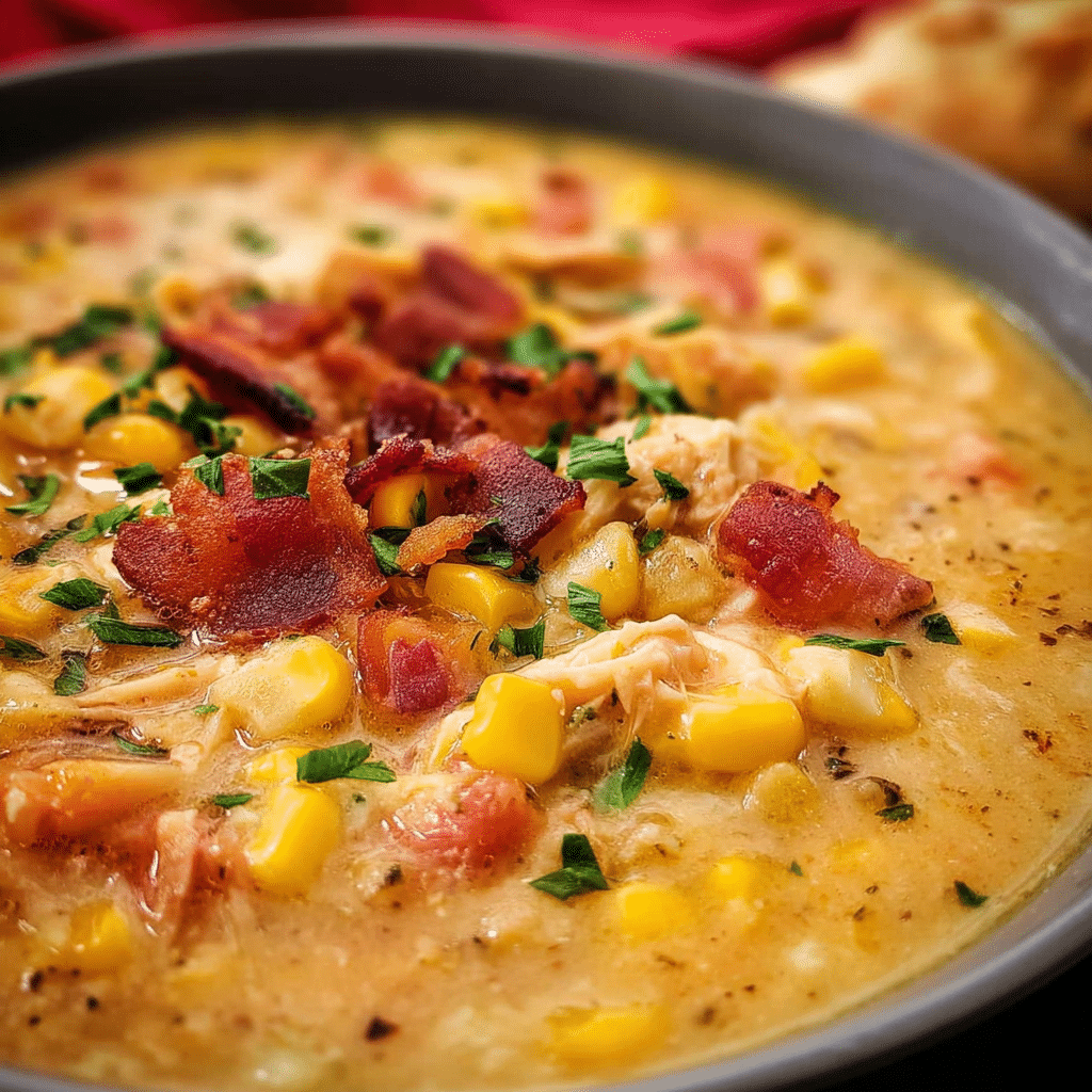 Slow Cooker Chicken Corn Chowder