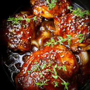 Slow Cooker Honey Garlic Chicken