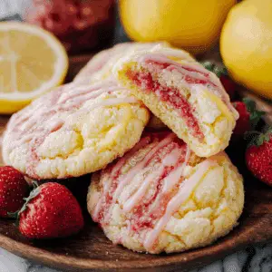 Strawberry Lemonade Cookies