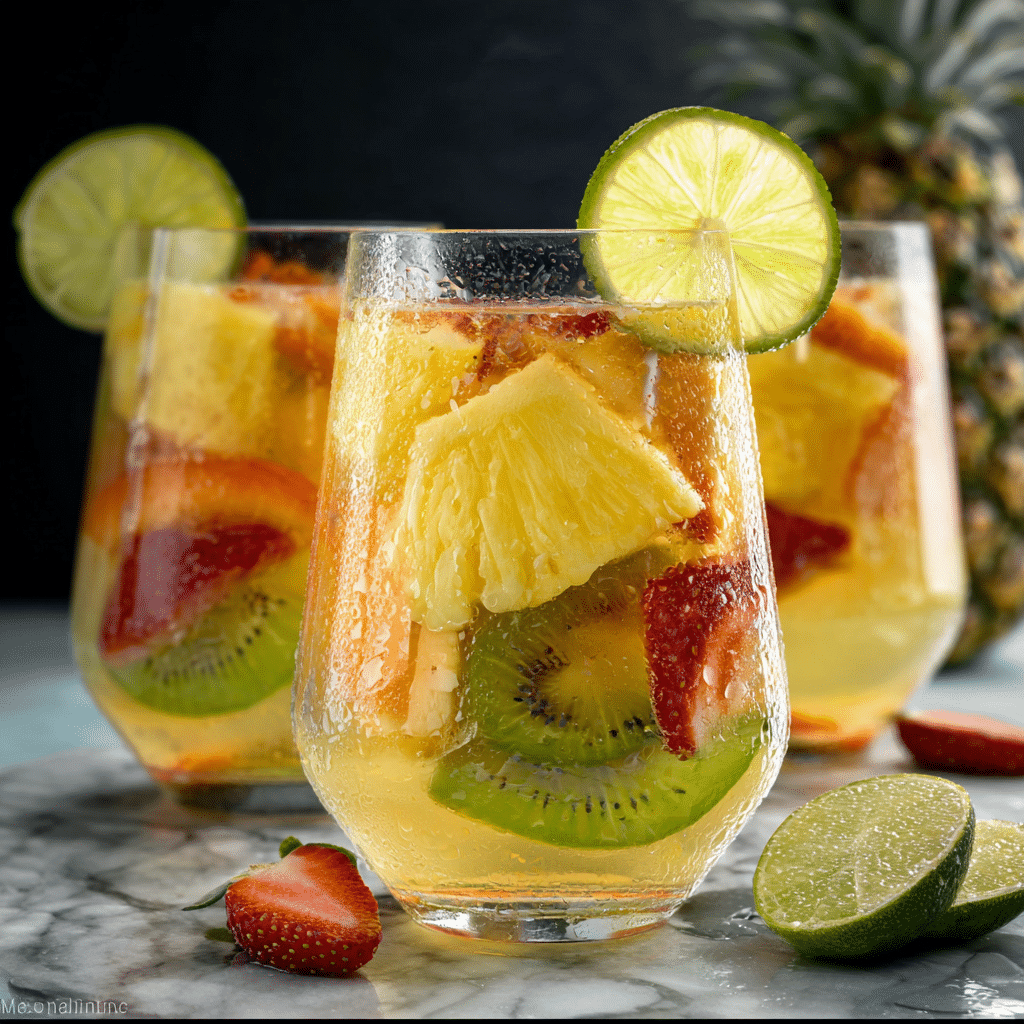 Tropical White Wine Sangria