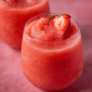 Watermelon Strawberry Wine Slushies