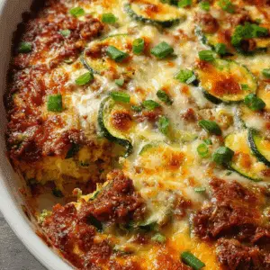 Zucchini Pizza Casserole