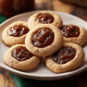 Apple Butter Thumbprint Cookies