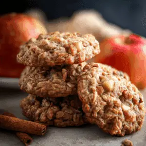 Apple Cinnamon Oatmeal Cookies
