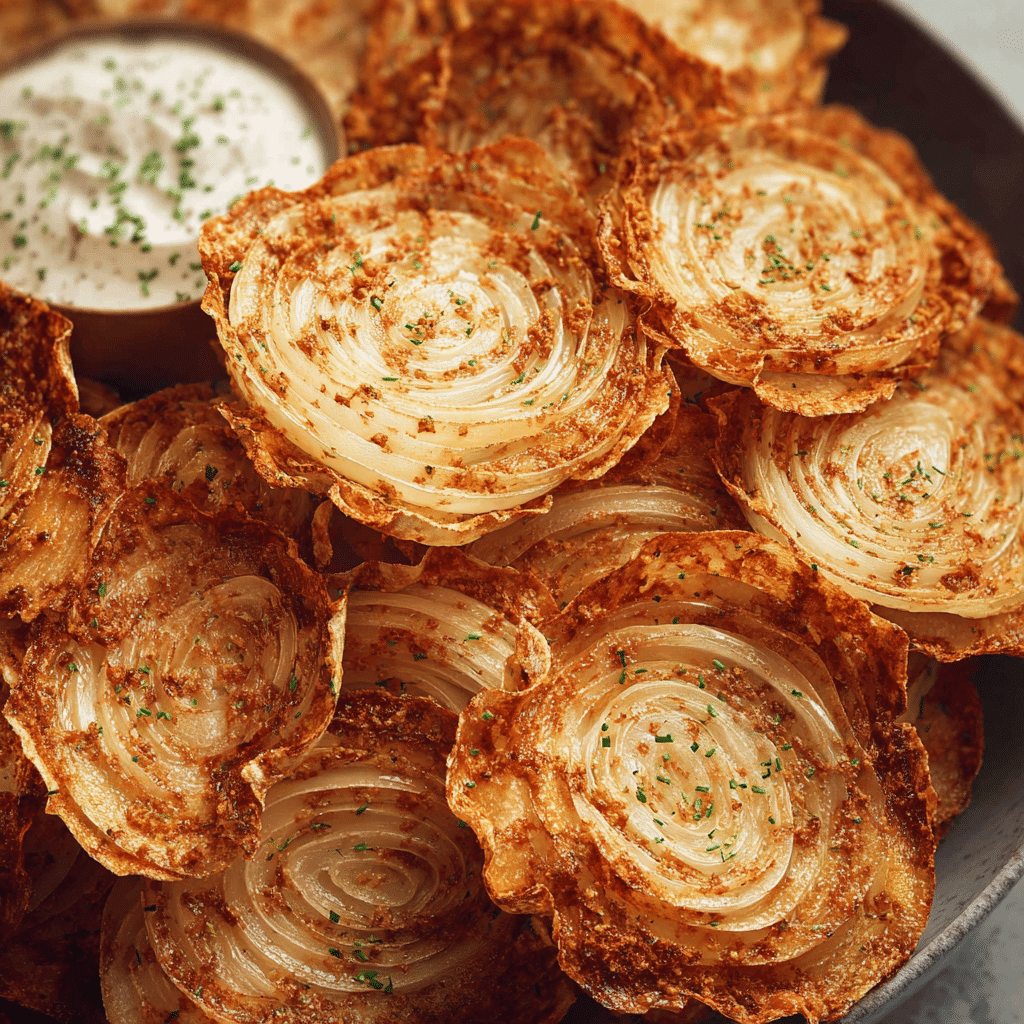 Baked Onion Chips