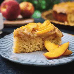 Brown Sugar Peach Cake