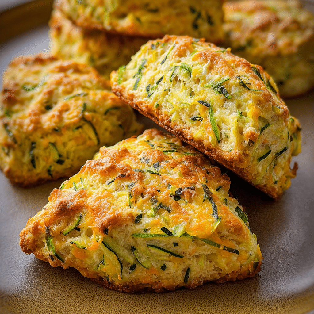 Cheddar Zucchini Scones