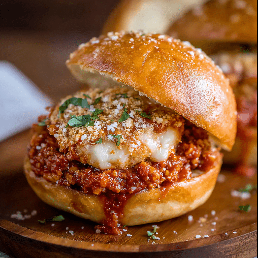 Chicken Parmesan Sloppy Joes