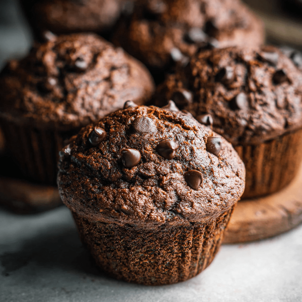 Chocolate Zucchini Muffins