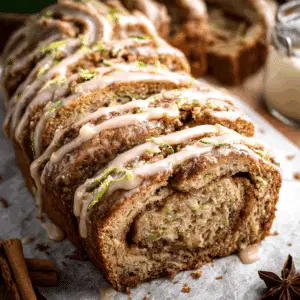 Cinnamon Roll Zucchini Bread