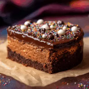 Cosmic Brownie Cheesecake