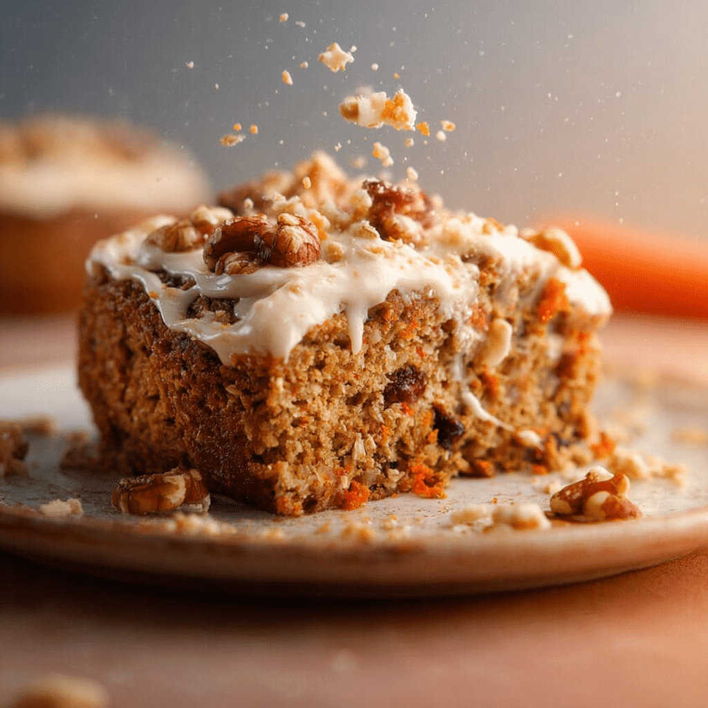 Flourless Oatmeal Carrot Cake