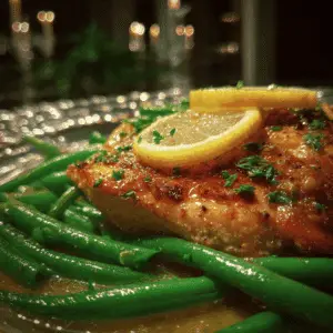 Lemon Chicken and Green Beans