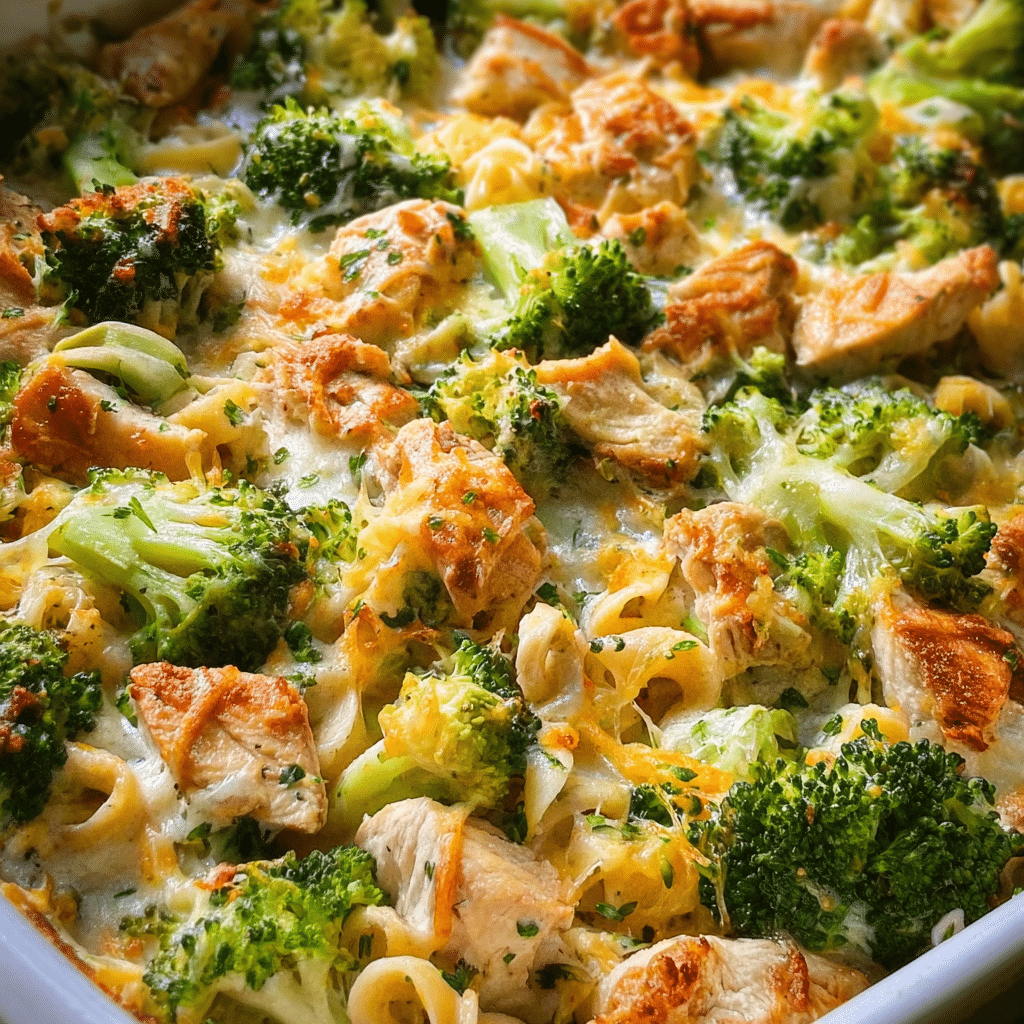 Light Chicken and Broccoli Bake