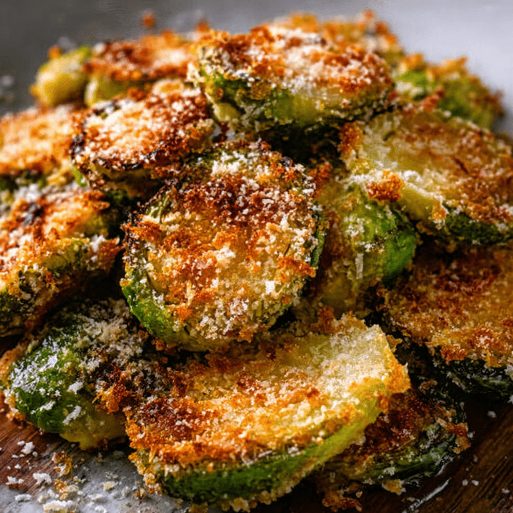 Parmesan Crusted Brussels Sprouts