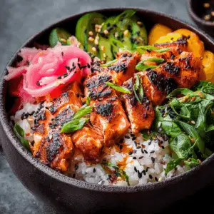 Salmon Rice Bowl