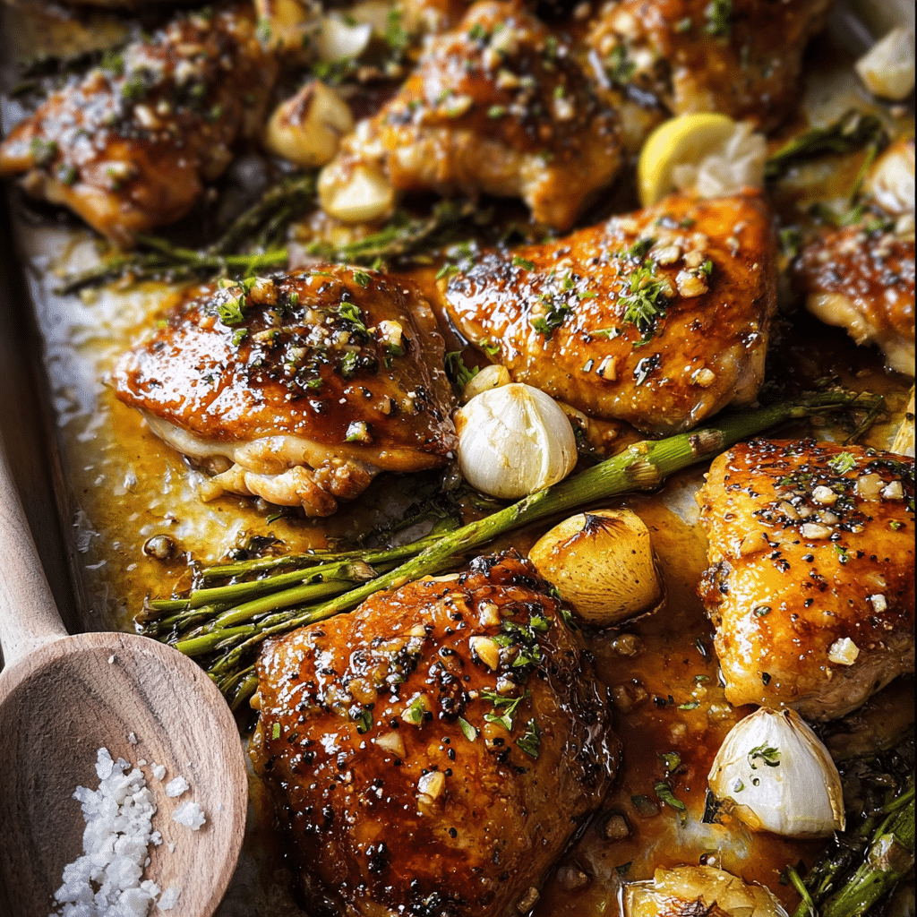 Sheet Pan Honey Garlic Chicken