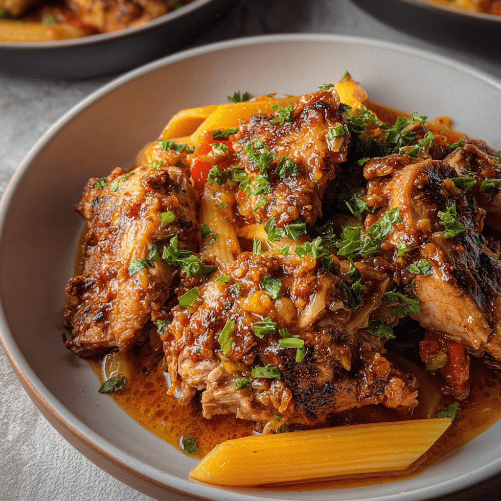 Slow-Cooked Orange Chipotle Chicken