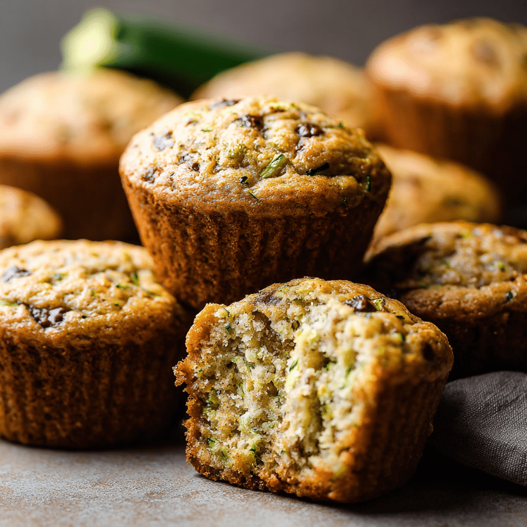Zucchini Banana Bread Muffins