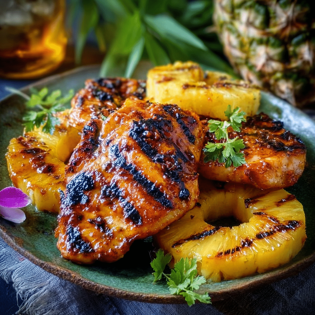Aloha Grilled Pineapple Chicken