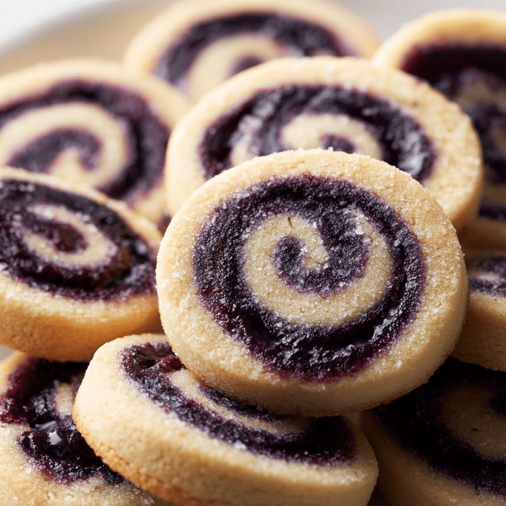 Blueberry Cheesecake Swirl Cookies