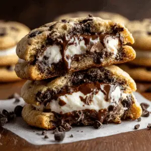 Cheesecake Stuffed Chocolate Chip Cookies