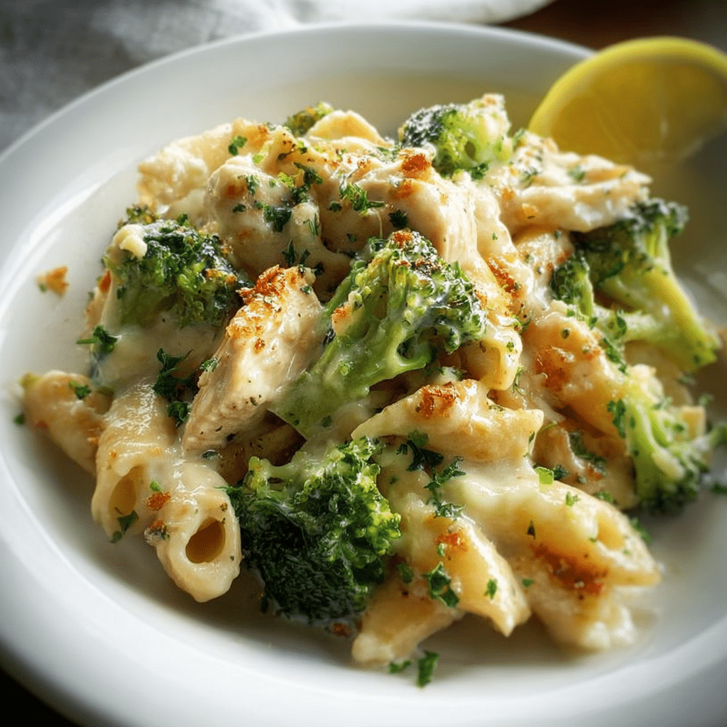 Creamy Rotisserie Chicken Broccoli Pasta