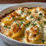 Creamy Seafood Stuffed Shells
